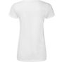 fruit of the loom Ladies 150 V-neck T white