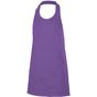 Velilla Tablier à bavette boutonné court purple
