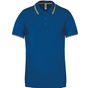 Kariban Polo maille piquée manches courtes homme light_royal_blue/yellow/white