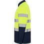 Roly WRK Polaris L/S marine/jaune_fluo