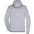 James&Nicholson Men's Knitted Fleece Hoody light_melange/carbon