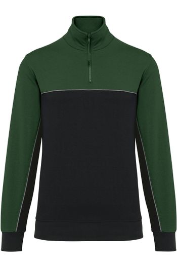 Image produit Sweat-shirt écoresponsable col zippé unisexe