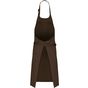 Kariban Tablier avec poche en coton Bio chocolate