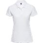 Russell Polo piqué poly/coton classique femme white
