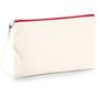 Westford Mill Pochette en toile avec dragonne natural/red