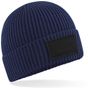 Beechfield Bonnet tendance à patch oxford_navy/black