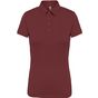 Kariban Polo jersey manches courtes femme wine