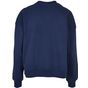 Build Your Brand Ladies Oversized Crewneck Sweatshirt light_navy