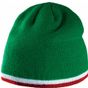 K-up Bonnet bande bicolore contrastée kelly_green/white/red