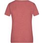 James&Nicholson Ladies' Heather T-Shirt red_melange