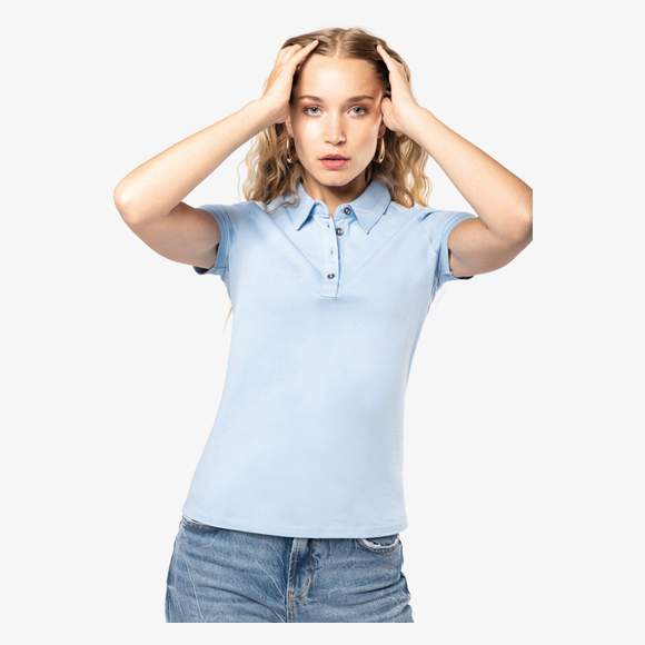 Polo jersey manches courtes femme kariban