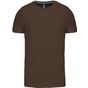 Kariban T-shirt col rond manches courtes homme chocolate