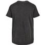 Build Your Brand Acid Washed Round Neck Tee black