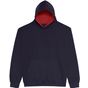 AWDis Just Hoods Kids Varsity Hoodie new_french_navy/fire_red