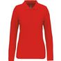 WK Designed To Work Polo manches longues femme red
