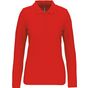 WK-Designed-To-Work Polo manches longues femme red