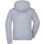 James&Nicholson Ladies' Hooded Jacket grey_heather