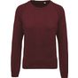 Kariban Sweat-shirt BIO col rond manches raglan femme  wine_heather