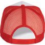 K-up Casquette trucker - 5 panneaux red/white