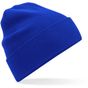 Beechfield Bonnet Original à revers en Coton Biologique royal clair