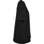 Build Your Brand Ladies Oversized Boyfriend Tee black