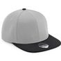 Beechfield Casquette Originale réglable à 6 Panneaux et Visière Plate grey/black