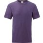 fruit of the loom Valueweight T heather purple