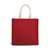 kimood Sac style cabas en toile de jute - grand modèle cherry_red/gold