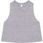 Bella Women's racerback cropped tank athletic_heather