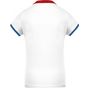 ProAct Polo piqué performance femme white/red/sporty_royal_blue