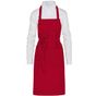 SG Accessories - Bistro Lisbon - Cotton Heavyweight Bib Apron with Pocket red