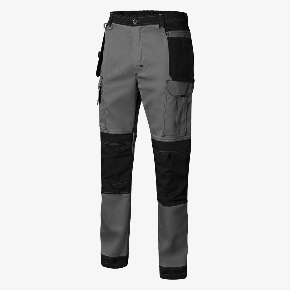 Pantalon bicolore canvas stretch Velilla