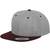 flexfit Classic Snapback 2-Tone Cap heather/maroon