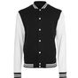 Build Your Brand Sweat College Jacket black/white