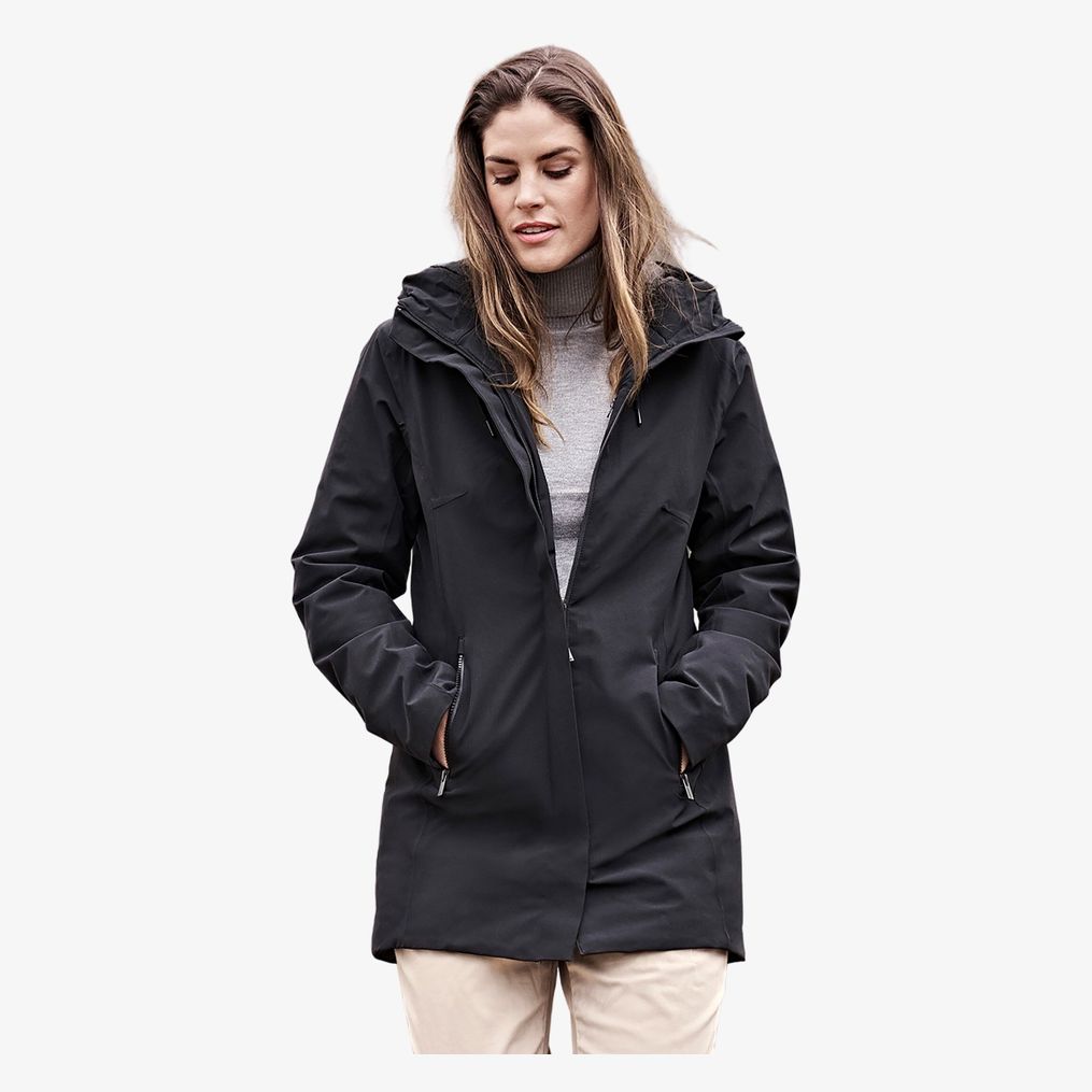 Women's all weather parka tee jays