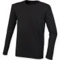 SF Clothing Men´s feel good long sleeved stretch-T black