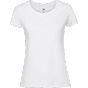 fruit of the loom Ladies Iconic 195 ringspun premium T white