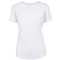 Build Your Brand Ladies Fit Tee white