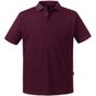 Russell-pure-organic Men's Pure Organic Polo burgundy