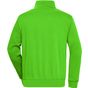 James&Nicholson Workwear Half Zip Sweat lime_green