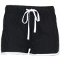 SF Clothing Women´s retro shorts black/white