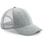 Beechfield Casquette filet Athleisure en Jersey heather_grey