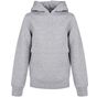 Build Your Brand Kids Organic Basic Hoody heather_grey
