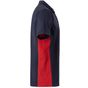 Velilla Polo bicolore manches courtes navy/red