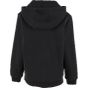 Build Your Brand Kids Fluffy Hoody Black