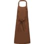 Kariban Tablier coton sans poche cacao