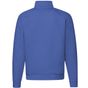 fruit of the loom Premium Zip Neck Raglan Sweat bleu_royal