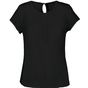 Kariban Blouse crêpe manches courtes femme black