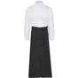 SG Accessories - Bistro Berlin Long Bistro Apron with Vent and Pocket black