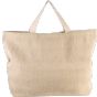 Kimood Grand sac de shopping fourre-tout esprit rustique rustic_natural